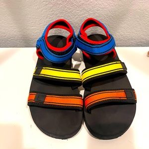 Color Block Strap Sandals